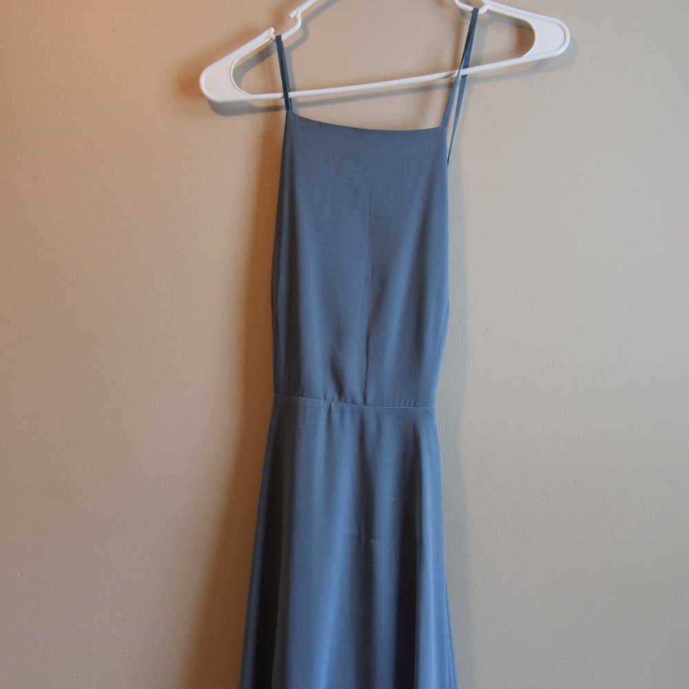 Blue Bridesmaid Dress